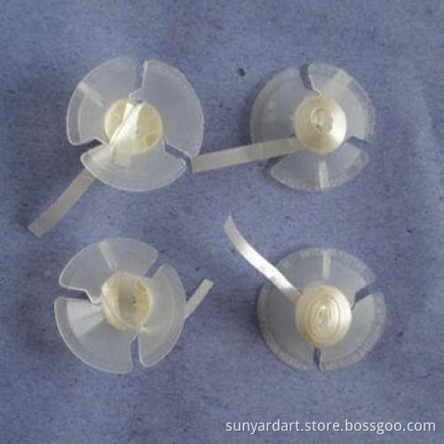 Balloon clip ribbon with plastic clip